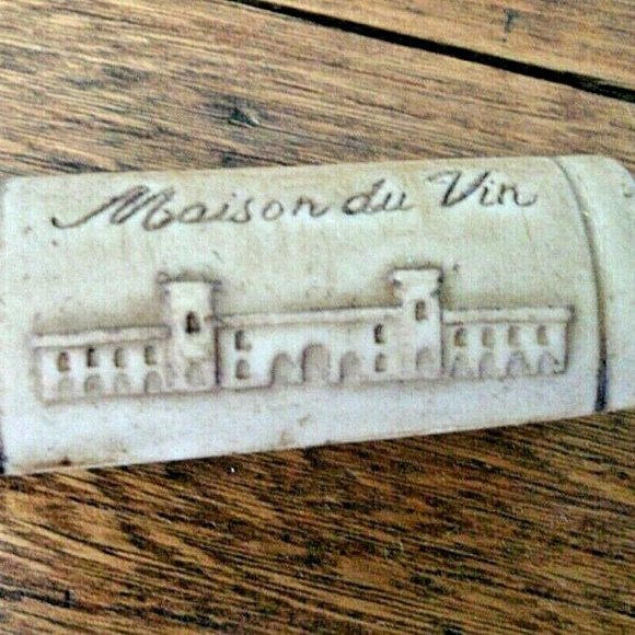 Box 4 Place Setting Card Holders Ceramic Wine Corks Guest Dinner Wedding Party - Picture 3 of 16